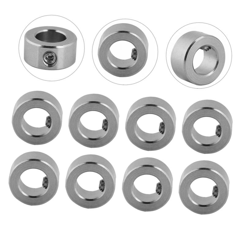 Stainless Steel Lock Nut Ring Collar 10Pcs For Printer Shaft Rustless Fastener - Image 5